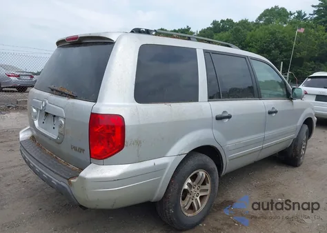 2004 Honda Pilot Ex from USA, damaged, VIN 2HKYF18484H558718